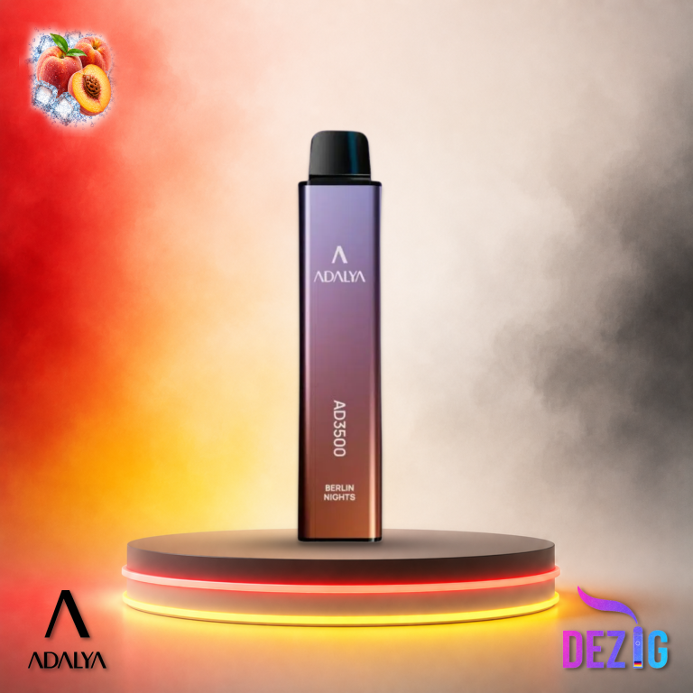 Adalya AD3500 Berlin Nights Einweg Vape mit Berlin-Nights-Geschmack und 3500 Zügen.