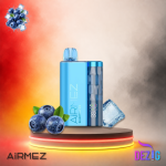 AirMez 12K Blueberry Ice Einweg Vape mit Blaubeer-Ice-Geschmack und 12000 Zügen.
