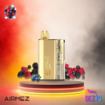 AirMez 12K Mixed Berries Einweg Vape mit gemischten Beeren-Geschmack und 12000 Zügen.