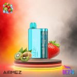 AirMez 12K Strawberry Kiwi Einweg Vape mit Erdbeer-Kiwi-Geschmack und 12000 Zügen.