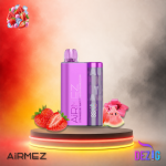 AirMez 12K Strawberry Watermelon Einweg Vape mit Erdbeer-Wassermelonen-Geschmack und 12000 Zügen.