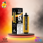 Al Fakher Crown Bar HyperMax 15K Mango Pineapple Einweg Vape mit Mango- und Ananas-Geschmack und 15000 Zügen.