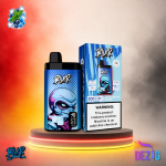 Blur 20K Blueberry Bubblegum Fresh Mint Einweg Vape mit Blaubeer-Bubblegum-Fresh-Mint-Geschmack und 20000 Zügen.