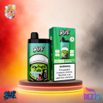 Blur 20K Kiwi Passionfruit Guava Caribbean Crush Einweg Vape mit Kiwi-Passionsfrucht-Guave- und Caribbean-Crush-Geschmack und 20000 Zügen.