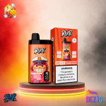 Blur 20K Peach Mango Pineapple Strawberry Melon Chew Einweg Vape mit Pfirsich-Mango-Ananas-Erdbeer-Melonen-Chew-Geschmack und 20000 Zügen.