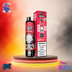 Blur 30K Grape Ice Blue Sour Raspberry Cherry Watermelon Freeze Einweg Vape mit 30000 Zügen und fruchtigem Mix aus Trauben-Ice, Blue Sour Raspberry und Cherry-Watermelon-Freeze.