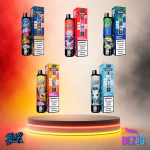 Blur 30K Mix Einweg Vape mit 30000 Zügen und gemischten fruchtigen Geschmacksrichtungen.