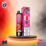 Blur 30K Peach Ice Blueberry On Ice Strawberry Raspberry Cherry Einweg Vape mit 30000 Zügen und fruchtigem Mix aus Pfirsich-Ice, Blueberry Ice und Erdbeer-Himbeer-Kirsche.