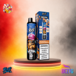 Blur 30K White Peach Razz Peachy Mango Pineapple Strawberry Watermelon Ice Einweg Vape mit 30000 Zügen und fruchtigem Mix aus weißem Pfirsich, Himbeere, Mango, Ananas, Erdbeere und Wassermelonen-Ice.