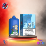 Fumot Digital Box 12K Blueberry Raspberry Einweg Vape mit bis zu 12000 Zügen und fruchtigem Blaubeer-Himbeer-Geschmack