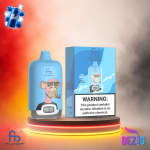 Fumot Digital Box 12K Dr Blue Einweg Vape mit bis zu 12000 Zügen und intensivem Beeren-Mix-Geschmack