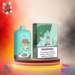 Fumot Digital Box 12K Lush Ice Einweg Vape mit bis zu 12000 Zügen und erfrischendem Wassermelonen-Menthol-Geschmack