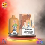 Fumot Digital Box 12K Peach Mango Einweg Vape mit bis zu 12000 Zügen und tropischem Pfirsich-Mango-Geschmack