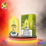 Fumot Digital Box 12K Pineapple Ice Einweg Vape mit bis zu 12000 Zügen und erfrischendem Ananas-Menthol-Geschmack
