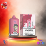 Fumot Digital Box 12K Strawberry Pomp Einweg Vape mit bis zu 12000 Zügen und fruchtigem Erdbeer-Granatapfel-Geschmack