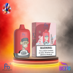 Fumot Digital Box 12K Strawberry Red Bull Einweg Vape mit bis zu 12000 Zügen und fruchtigem Erdbeer-Energy-Geschmack