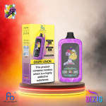Fumot Digital Monkey 40K Grape Lemon Einweg Vape mit Trauben-Zitronen-Geschmack und 40000 Zügen.