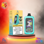 Fumot Digital Monkey 40K Peach Mango Watermelon Einweg Vape mit Pfirsich-Mango-Wassermelonen-Geschmack und 40000 Zügen.