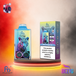 Fumot Leopard 40K Black Dragon Ice Einweg Vape mit Black-Dragon-Ice-Geschmack und 40000 Zügen.