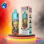 Fumot RandM Tornado 9K Bluelicious Ice Einweg Vape mit bis zu 9000 Zügen und fruchtigem Beeren-Menthol-Geschmack