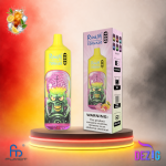 Fumot RandM Tornado 9K Peach Lemonade Einweg Vape mit bis zu 9000 Zügen und erfrischendem Pfirsich-Limonaden-Geschmack