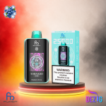 Fumot Tornado 25K Blueberry On Ice Einweg Vape mit Blueberry-On-Iice-Geschmack und 25000 Zügen.