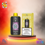 Fumot Tornado 25K Peach Mango Lemonade Einweg Vape mit Pfirsich-Mango-Limonaden-Geschmack und 25000 Zügen.