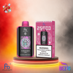 Fumot Tornado 25K Strawberry Watermelon Einweg Vape mit Erdbeer-Wassermelonen-Geschmack und 25000 Zügen.