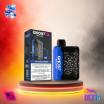 Ghost Galaxy 25K Bubba Blue Einweg Vape mit Bubba-Blue-Geschmack und 25000 Zügen.