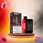 Ghost Galaxy 25K Fizzy Cherry Sweets Einweg Vape mit Fizzy-Kirsch-Süßigkeiten-Geschmack und 25000 Zügen.
