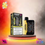 Ghost Galaxy 25K Sweet Lemon Sherbet Einweg Vape mit süßem Zitronen-Sherbet-Geschmack und 25000 Zügen.