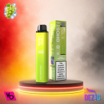 Ghost Pro 3500 Sweet Green Grape Einweg Vape mit süßem grünen Trauben-Geschmack und 3500 Zügen.
