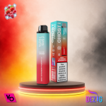 Ghost Pro 3500 Sweet Strawberry Raspberry Ice Einweg Vape mit süßem Erdbeer-, Himbeer- und Ice-Geschmack und 3500 Zügen.