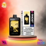 Ghost Smart Vape 40K Banana Foam Sweets Einweg Vape mit Bananen-Schaumzucker-Geschmack und 40000 Zügen.