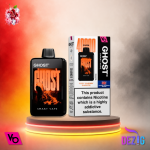 Ghost Smart Vape 40K Fizzy Cherry Sweets Einweg Vape mit spritzigem Kirsch-Süßigkeiten-Geschmack und 40000 Zügen.