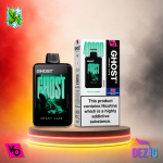 Ghost Smart Vape 40K Fresh Mint Einweg Vape mit frischem Minzgeschmack und 40000 Zügen.