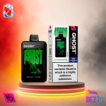 Ghost Smart Vape 40K Watermelon Ice Einweg Vape mit Wassermelonen-Ice-Geschmack und 40000 Zügen.