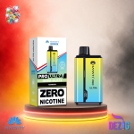 Hayati Pro Ultra 15K Rainbow Einweg Vape mit 15000 Zügen, nikotinfrei, und süß-fruchtigem Rainbow-Geschmack.