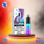 Hayati Twist 5K Blue Sour Raspberry Einweg Vape mit Blue-Sour-Raspberry-Geschmack und 5000 Zügen.