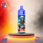 JNR Alien 10K Watermelon Blue Razz Ice Einweg Vape mit bis zu 10000 Zügen und Wassermelonen-Blaue-Himbeere-Geschmack mit Ice-Note