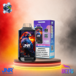 JNR Falcon 16K Black Ice Einweg Vape mit bis zu 16000 Zügen und intensivem Beeren-Menthol-Geschmack