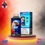 JNR Falcon 16K Blackberry Red Raspberry Einweg Vape mit bis zu 16000 Zügen und Brombeer-Himbeer-Geschmack