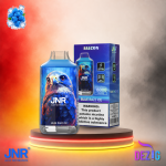 JNR Falcon 16K Blue Razz Ice Einweg Vape mit bis zu 16000 Zügen und Blaue-Himbeere-Geschmack mit Ice-Note