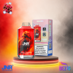 JNR Falcon 16K Cherry Strawberry Raspberry Einweg Vape mit bis zu 16000 Zügen und Kirsch-, Erdbeer- und Himbeer-Geschmack