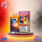JNR Falcon 16K Hubba Bubba Strawberry Einweg Vape mit bis zu 16000 Zügen und Erdbeer-Kaugummi-Geschmack