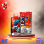 JNR Falcon 16K Strawberry Ice Einweg Vape mit bis zu 16000 Zügen und Erdbeer-Geschmack mit Ice-Note