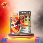 JNR Falcon 16K Watermelon Mango Peach Einweg Vape mit bis zu 16000 Zügen und Wassermelonen-, Mango- und Pfirsich-Geschmack