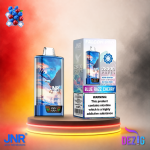 JNR Falcon Pro 28K Blue Razz Cherry Einweg Vape mit Blue-Razz-Kirsch-Geschmack und 28000 Zügen.