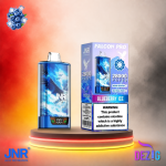 JNR Falcon Pro 28K Blueberry Ice Einweg Vape mit Blaubeer-Ice-Geschmack und 28000 Zügen.