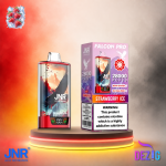 JNR Falcon Pro 28K Strawberry Ice Einweg Vape mit 28000 Zügen und kühlem Erdbeer-Ice-Geschmack.